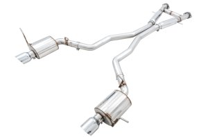 Jeep Grand Cherokee SRT Performance Exhaust - AWE Tuning - Touring Edition Cat Back - Chrome Silver - 2020